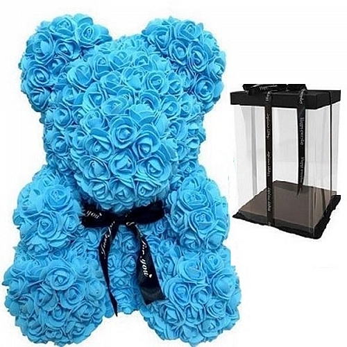 Rose Bear Light Blue