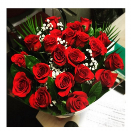 Κόκκινα τριαντάφυλλα - Κλασσική ανθοδέσμη